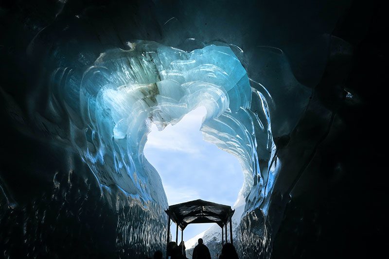 Gruta de hielo Chamonix montervers